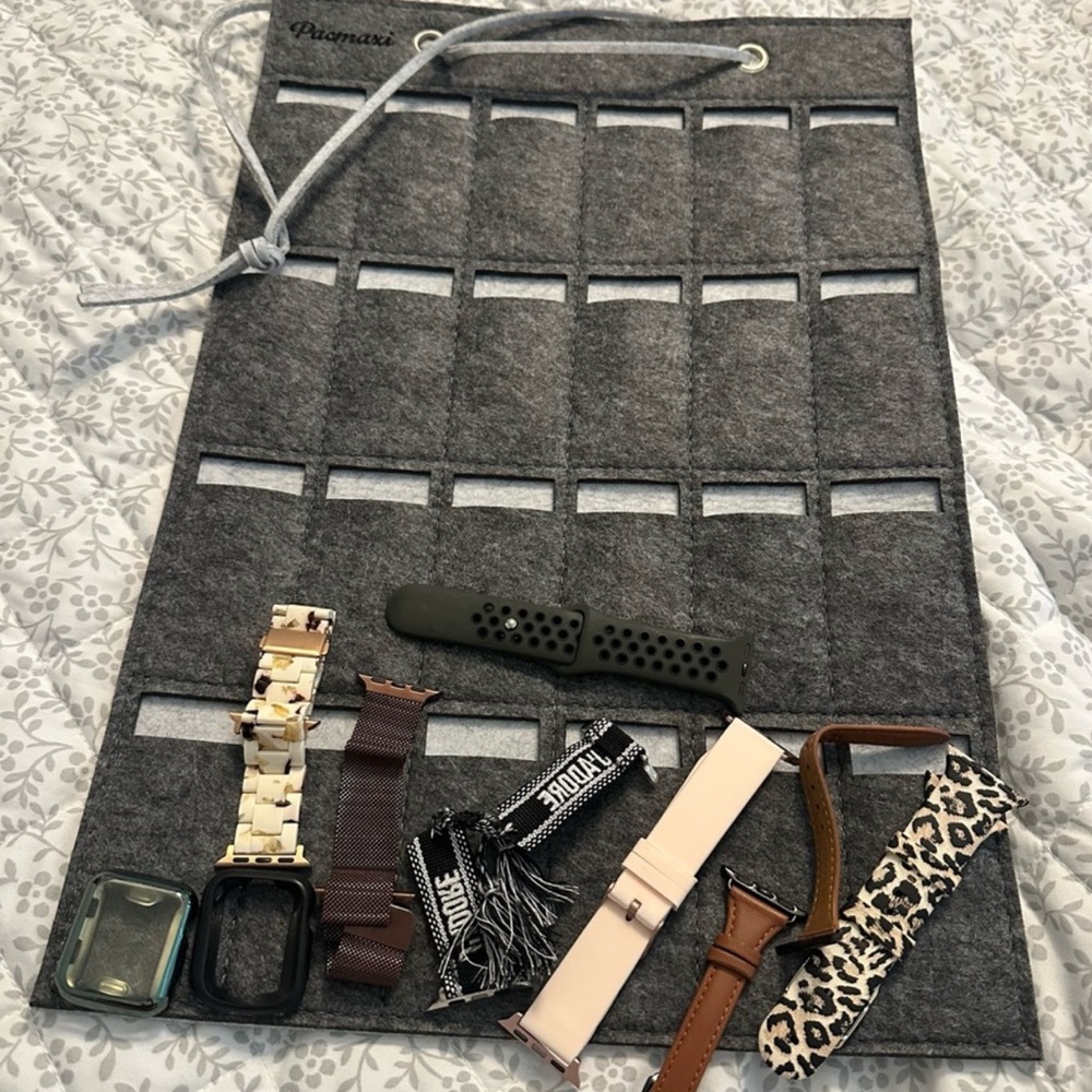 Watch Band Organizer with bands